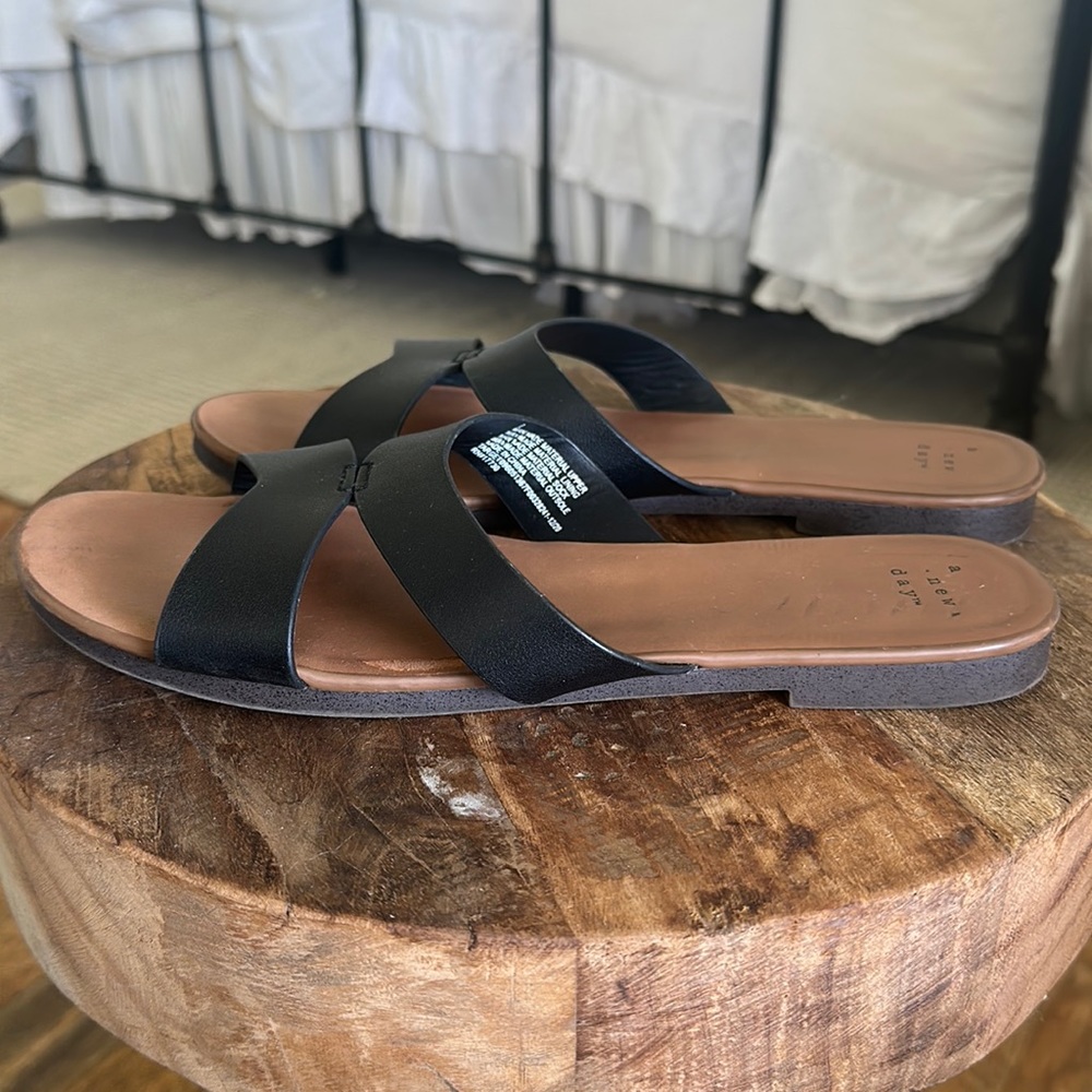 Black sandals
